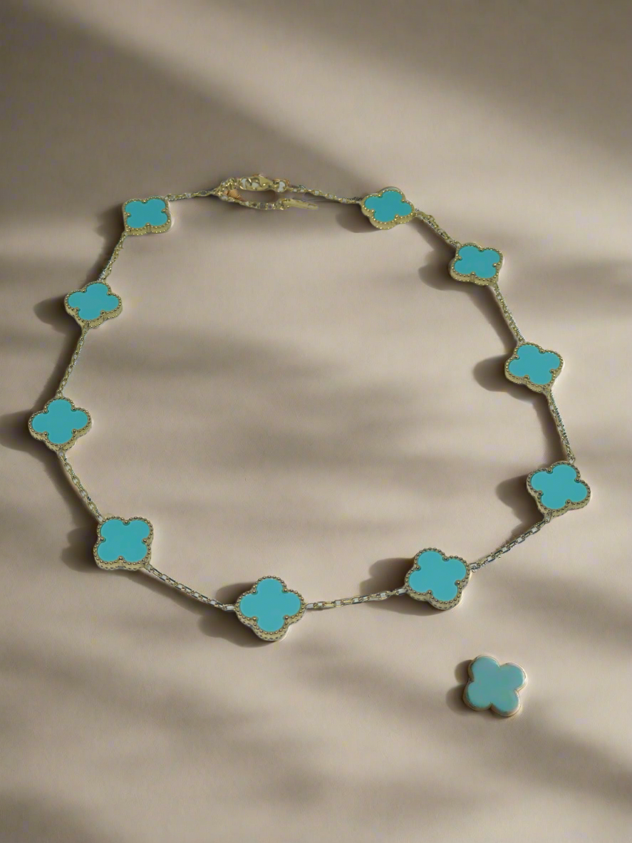 Teal Clover Set