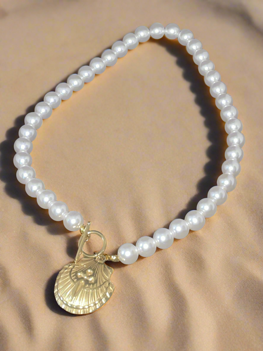 Faux Pearl Toggle Clasp